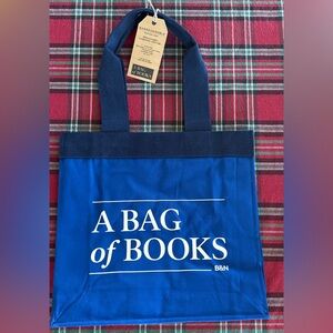 Barnes & Noble Blue Book Tote NWT